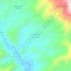 Mapa topográfico Puebl Libre de Azope, altitude, relevo