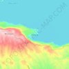 Mapa topográfico Bayang, altitude, relevo