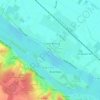 Mapa topográfico Quai de La Loire, altitude, relevo