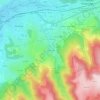Mapa topográfico Le Barrage, altitude, relevo