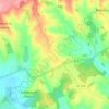 Mapa topográfico Le Petit Frêne, altitude, relevo
