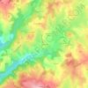 Mapa topográfico Larmandie, altitude, relevo