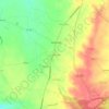 Mapa topográfico Casal do Gaio, altitude, relevo