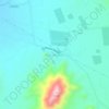Mapa topográfico 9 de Octubre, altitude, relevo