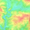 Mapa topográfico La Braire, altitude, relevo