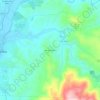 Mapa topográfico Vale de Madeiro, altitude, relevo