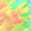 Mapa topográfico Fosse Nouvelle, altitude, relevo