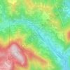 Mapa topográfico Parente, altitude, relevo