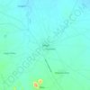 Mapa topográfico Zango, altitude, relevo