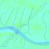 Mapa topográfico Sungai Luar, altitude, relevo