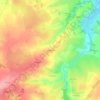 Mapa topográfico Le Bouquet, altitude, relevo