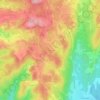 Mapa topográfico Les Noies Jean, altitude, relevo