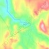 Mapa topográfico Biribiri, altitude, relevo