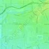 Mapa topográfico Kern City, altitude, relevo