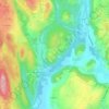 Mapa topográfico Andert, altitude, relevo