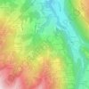 Mapa topográfico Les Truz, altitude, relevo