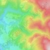 Mapa topográfico Périasse, altitude, relevo