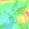 Mapa topográfico Aldeia de Além, altitude, relevo