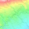 Mapa topográfico Selawangi, altitude, relevo