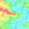 Mapa topográfico Le Bois-Pierre, altitude, relevo
