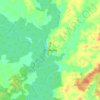 Mapa topográfico Miraflores, altitude, relevo