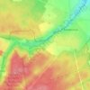 Mapa topográfico Belle Perche, altitude, relevo
