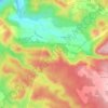 Mapa topográfico Boisset, altitude, relevo