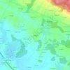 Mapa topográfico Keravélo, altitude, relevo