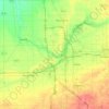 Mapa topográfico Flint, altitude, relevo