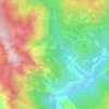 Mapa topográfico Le Blaquet, altitude, relevo