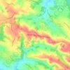 Mapa topográfico Lapeyre, altitude, relevo