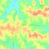 Mapa topográfico Unionville, altitude, relevo