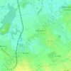 Mapa topográfico Hameau de la Fosse, altitude, relevo