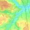 Mapa topográfico Le Faugouret, altitude, relevo