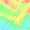 Mapa topográfico Huarejana, altitude, relevo