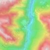 Mapa topográfico Goust, altitude, relevo