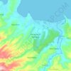 Mapa topográfico Kecamatan Sanggar, altitude, relevo