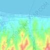 Mapa topográfico Dramia, altitude, relevo