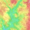 Mapa topográfico Puy Nachet, altitude, relevo