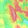 Mapa topográfico Cabaços, altitude, relevo