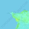 Mapa topográfico L'Herbaudière, altitude, relevo