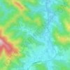 Mapa topográfico Basauntz, altitude, relevo