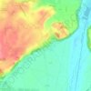 Mapa topográfico Satolas, altitude, relevo