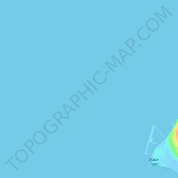 Mapa topográfico Port Townsend, altitude, relevo