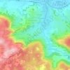 Mapa topográfico Chazat, altitude, relevo