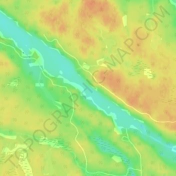Mapa topográfico Trout Lake, altitude, relevo