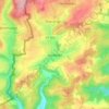 Mapa topográfico Harlange, altitude, relevo