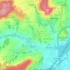 Mapa topográfico Dive-le-Franc, altitude, relevo