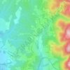 Mapa topográfico La Chauprillade, altitude, relevo