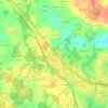 Mapa topográfico Kergornic, altitude, relevo